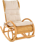 Korb-Outlet, Fotel, 58 cm, Beżowy/Pomarańczowy, polirattan