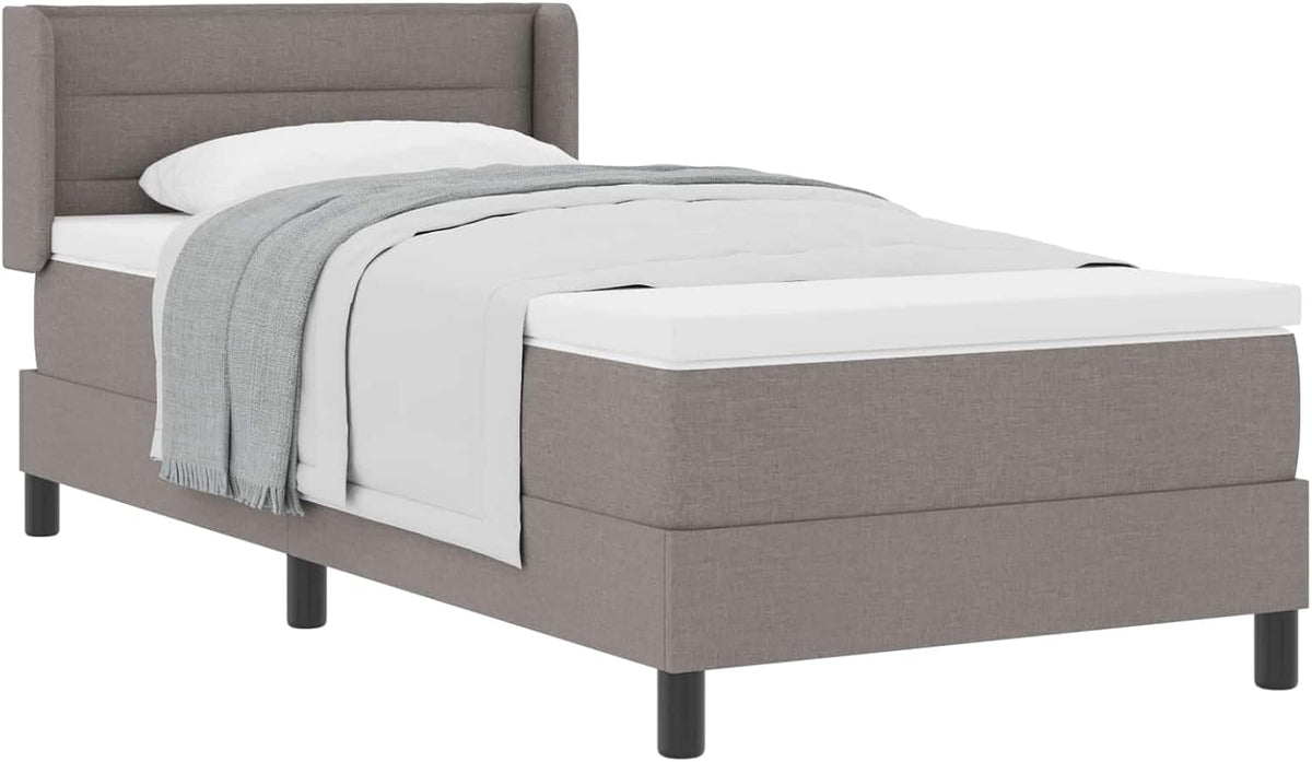 vidaXL, Materac, 190 x 90 cm, 140 kg, Szary, lite drewno