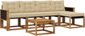 Sofa, QZZCED, 59 x 59 x 37 cm, Beżowy, modułowa konstrukcja