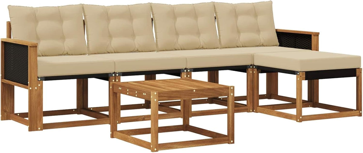 Sofa, QZZCED, 59 x 59 x 37 cm, Beżowy, modułowa konstrukcja