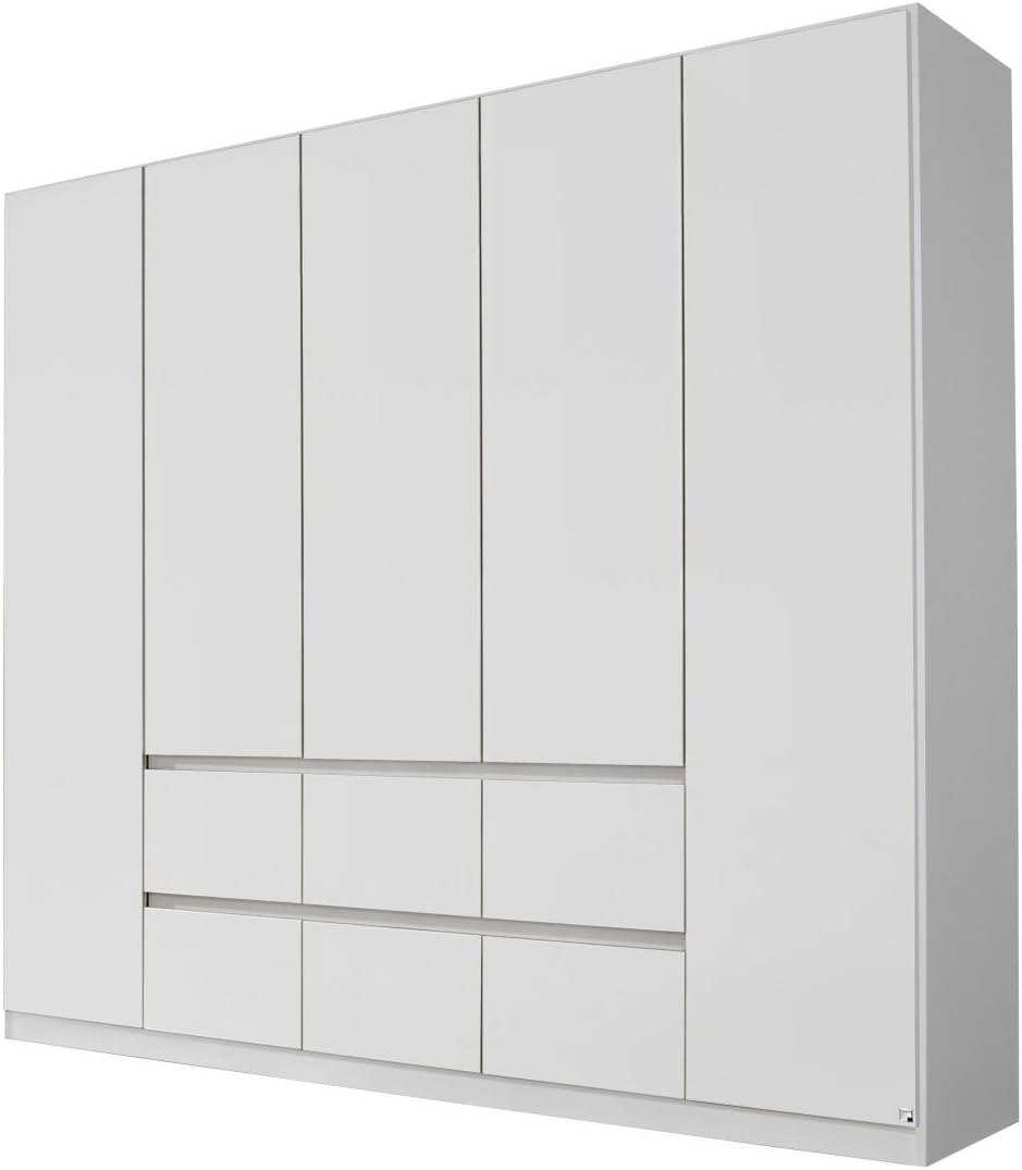 Szafa do sypialni, AA027.4323, Rauch, 210 g, 54 cm, Szary/Biały
