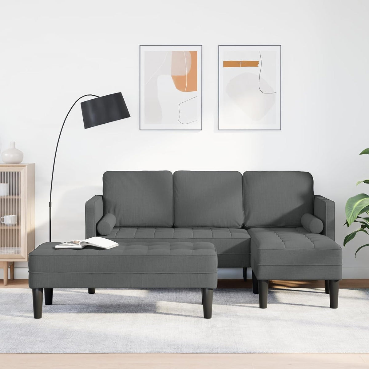 Sofa, RMIHSJG, 15 cm, Szary
