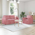 Sofa, KKgypkn, 158 x 78 x 80 cm, Różowy/Czarny, materiał drewnopochodny, modułowa konstrukcja