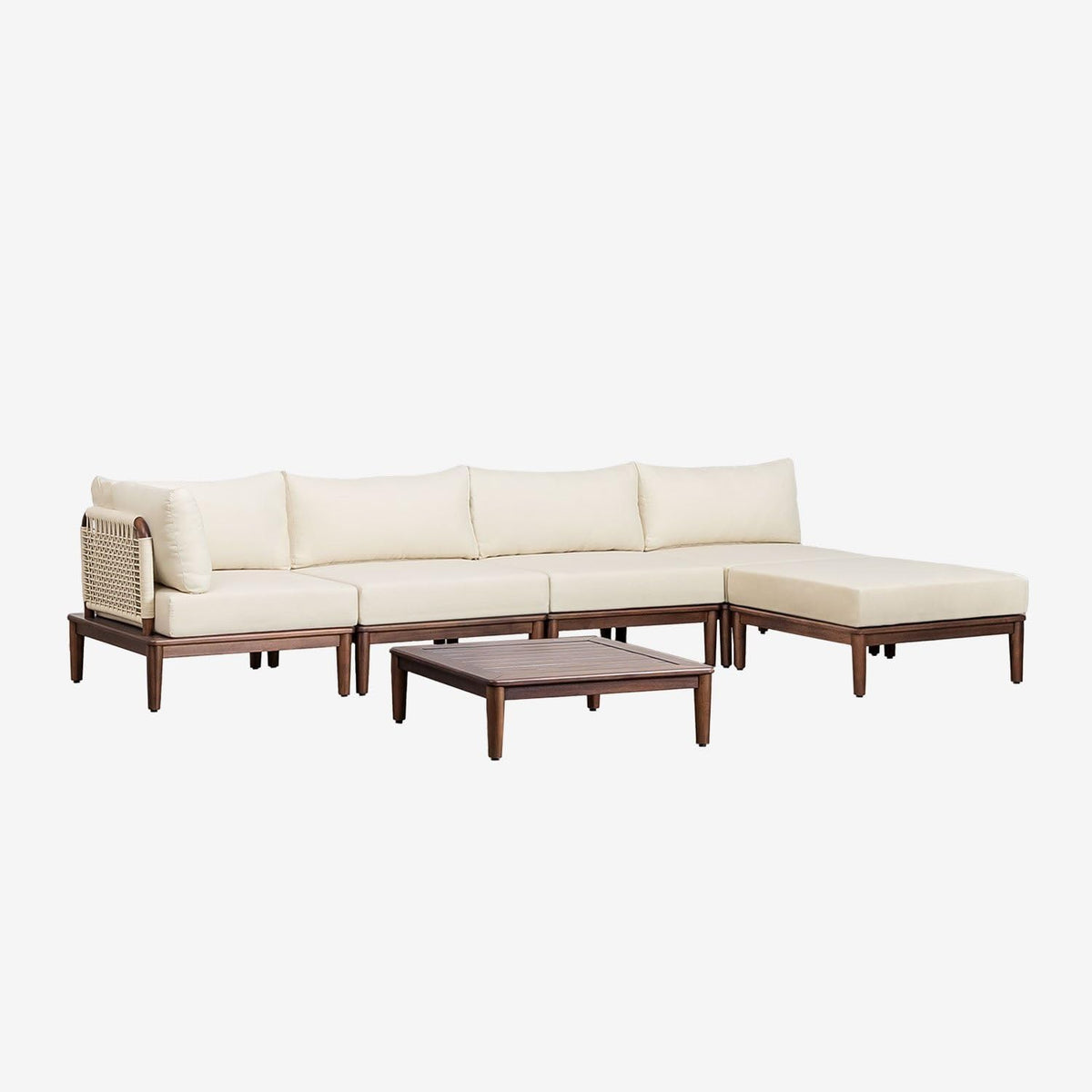 SKLUM, Sofa, Biały/Beżowy, modułowa konstrukcja
